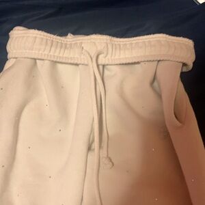 Victoria’s Secret sweatpants with rhinestones